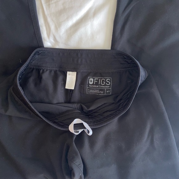 COPY - Figs Livingston Pant Small/Tall Black - Picture 3 of 3